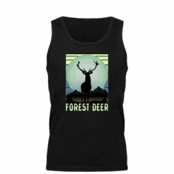 Мужская майка Forest deer - PrintSalon