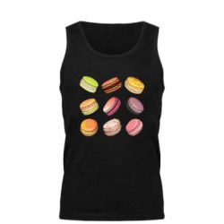 Мужская майка Французский макарун - PrintSalon