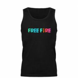 Мужская майка Free fire gradient logo - PrintSalon