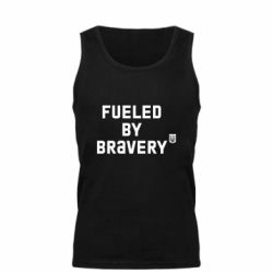 Мужская майка Fueled by bravery - PrintSalon