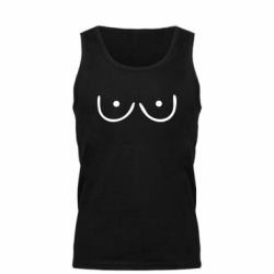 Мужская майка Funny tits - PrintSalon