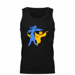 Мужская майка Гопак. Девушка и парень - PrintSalon