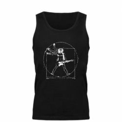 Мужская майка Guitarist Da Vinci - PrintSalon