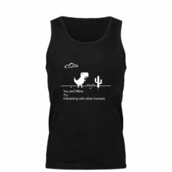 Мужская майка Internet Dinosaur - PrintSalon