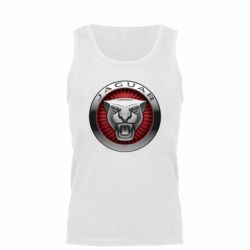Мужская майка Jaguar Logo circle - PrintSalon