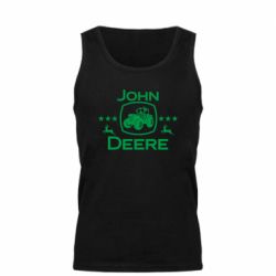 Мужская майка John Deere and tractor fanArt - PrintSalon