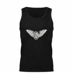 Мужская майка Колесо и крылья - PrintSalon