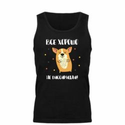 Мужская майка Корги оптимист - PrintSalon