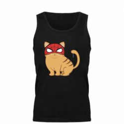 Мужская майка Кот паук - PrintSalon