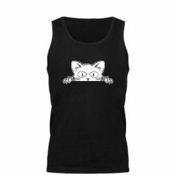 Мужская майка Котейка - PrintSalon