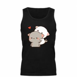 Мужская майка Котики кохання - PrintSalon