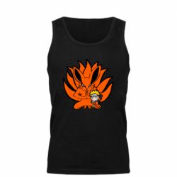 Мужская майка Kurama And Naruto - PrintSalon