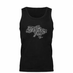 Мужская майка Map Ukraine - PrintSalon