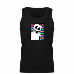 Мужская майка Marshmello Colorful Portrait - PrintSalon