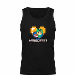 Майка чоловіча Minecraft Girl - PrintSalon