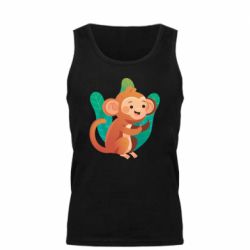 Мужская майка Monkey. Fuck You - PrintSalon