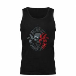 Мужская майка Moto skull - PrintSalon