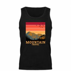 Мужская майка Mountain travel - PrintSalon