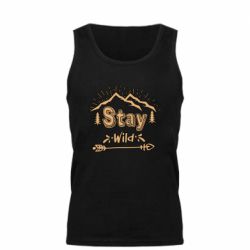 Мужская майка Mountains - Stay Wild - PrintSalon