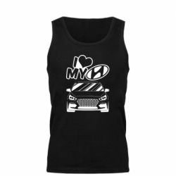 Мужская майка Моя любовь Хендай - PrintSalon