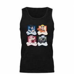 Мужская майка Naruto team 7 in action