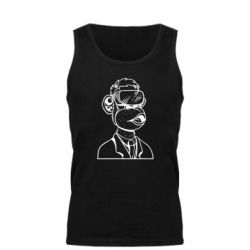 Мужская майка Обезьяна в виртуальных очках - PrintSalon