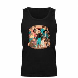 Мужская майка Очень странные дела арт - PrintSalon