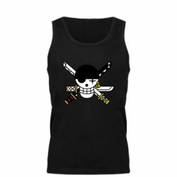 Мужская майка One Piece Zoro logo - PrintSalon