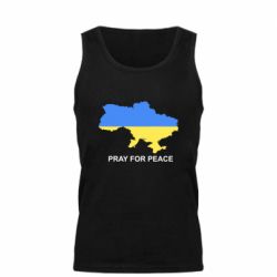 Мужская майка Pray for peace - PrintSalon