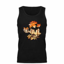 Мужская майка Проезжая осень - PrintSalon