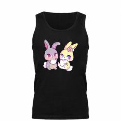 Мужская майка Rabbits In Love - PrintSalon