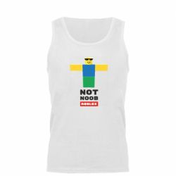 Мужская майка Roblox Not Noob - PrintSalon