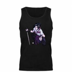 Мужская майка Sasuke with katana - PrintSalon