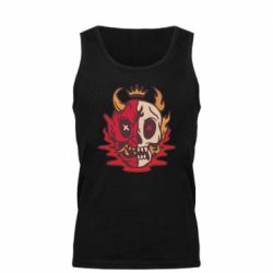 Мужская майка Skull face - PrintSalon