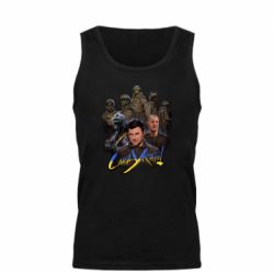 Мужская майка Слава Украине! Слава ЗСУ! - PrintSalon