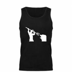 Мужская майка Тризубом по морде - PrintSalon