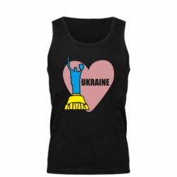 Мужская майка Ukraine in heart - PrintSalon