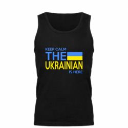Майка чоловіча Ukraine is here - PrintSalon