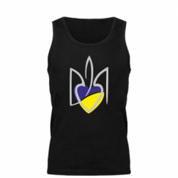 Мужская майка Ukrainian heart - PrintSalon