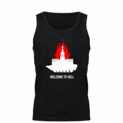Мужская майка Welcome to Hell - PrintSalon