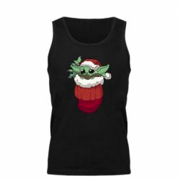 Мужская майка Йода в перчатке - PrintSalon