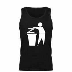 Мужская майка Z is a trash - PrintSalon