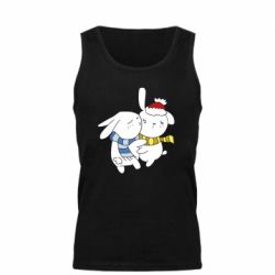 Мужская майка Зайцы - PrintSalon