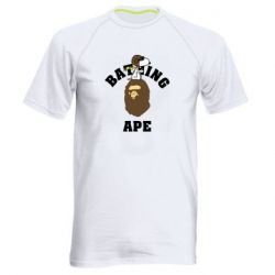 Мужская футболка для спорта A bathing ape peanuts - PrintSalon