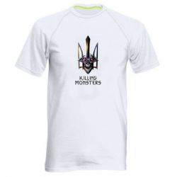 Чоловіча футболка для спорту A killer monster - PrintSalon