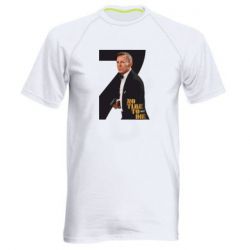 Мужская футболка для спорта Агент 007 Не Время Умирать - PrintSalon