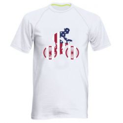 Мужская футболка для спорта American cyclist