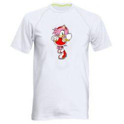 Чоловіча футболка для спорту Amy Rose with smile - PrintSalon
