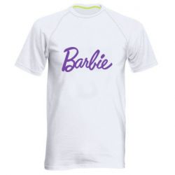 Мужская футболка для спорта Барби Лого - PrintSalon