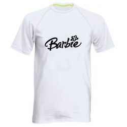 Мужская футболка для спорта Barbie Logo - PrintSalon
